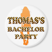 Thomass ungkarlparty kylskåpmagneter