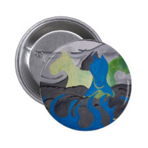 three horses facing the wind pins