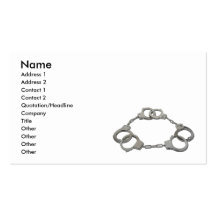 ThreeStrikesHandcuffs103110 namn, adress 1, A… Visitkort Mall