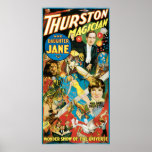 Thurston & advertizing för dotterJane trollkarl Print