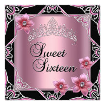 Tiara för 16 rosor för sweet sixteenfödelsedagsfes tillkännagivanden