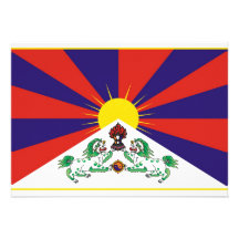 Tibetana flaggaT-tröja och gåvor Anpassade Inbjudan