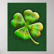 Tie-Färg Shamrock II Print