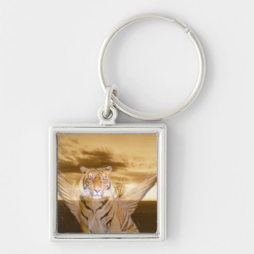 Tiger av Love_ Nyckelringar