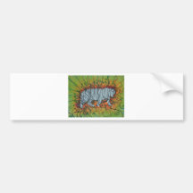 Tiger ghost bumper sticker