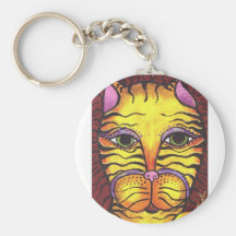tiger nyckel ring