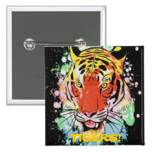 tiger TIGRAR! Knapp Med Nål