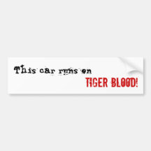 Tigerblod Bildekal