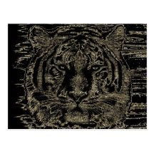 Tigerkonst 5 - vykort