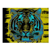 Tigerkonst - vykort