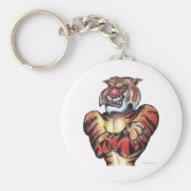 Tigermuskel Nyckel Ringar