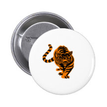 TIGERN KNÄPPAS KNAPPAR MED NÅL