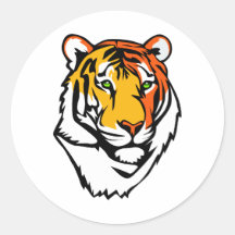 Tigern Runda Klistermärken