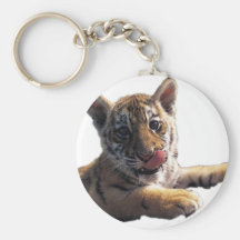 TigerTransparent Nyckel Ring