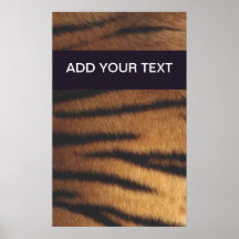 Tigertryck Affisch