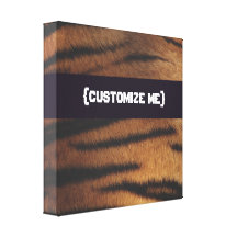 Tigertryck Sträckta Canvas Tryck
