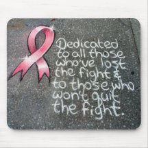 Till alla de bröstcancerminnesmärke Mousepad Mus Matta