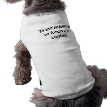 Till Err är människan - hund tröja