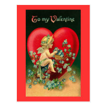 Till min valentin vykort