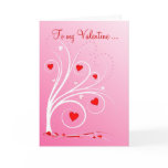 Till mitt kort för valentinälsklinghälsning