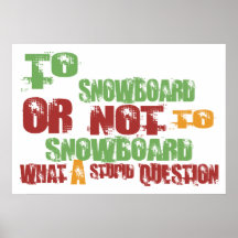 Till snowboarden posters