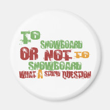 Till snowboarden magneter