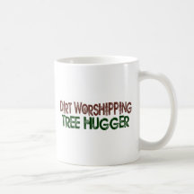 Tillbe för smuts som är tree hugger mugg