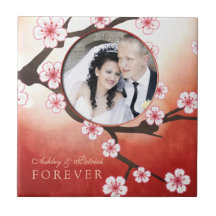 Tillfoga din fotoSakura FÖR EVIGT som gifta sig gå Kakel