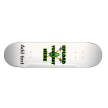 Tillfoga text till denna coolaleopardskateboarden