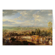 Tillträde av Louis XIV av Österrike i Arras Hälsnings Kort