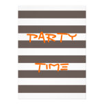 Time för bruntrandparty inbjudan