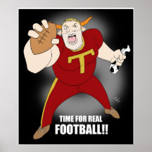 Time för fotbollaffisch