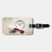 Time för skönhet bagageetiketter
