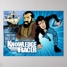 Timothy Magellan och kunskapsRaceraffisch