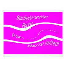 Tio Bachelorette partyinbjudningar