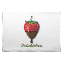 Tischsets Tischdecko Motiv Früchtchen