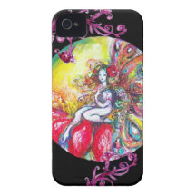 TITANIASITTA PÅ EN RÖD BLOMMA Case-Mate iPhone 4 CASES