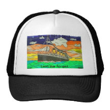 Titanic 1912 - 2012. trucker keps