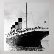 Titanic Outbound för RMS Affischer