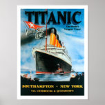 Titanic världs för RMS störst Centenary för eyelin Affisch