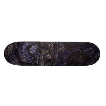 tittar tillbaka skateboard