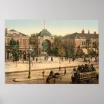 Tivoli parkerar hänrycker Köpenhamn Print