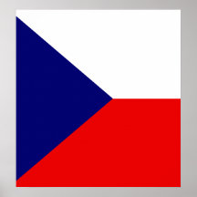 Tjeckisk högkvalitativ flagga print