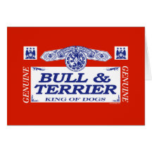 Tjur och Terrier Hälsningskort