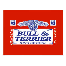 Tjur och Terrier Vykort