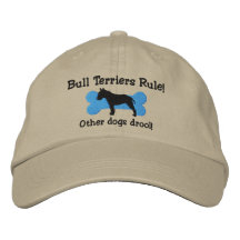 TjurTerriers härskar den broderade hatten