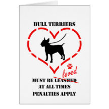TjurTerriers måste älskas Kort