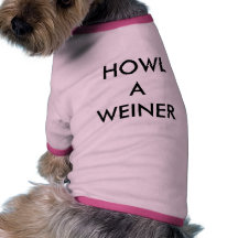 TJUTA EN WEINER HUND T-SHIRTS