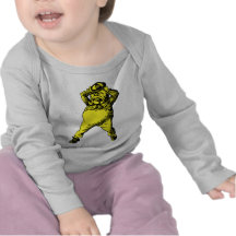 Tokigt Tweedle den Dee Inked gula påfyllningen Tee Shirt