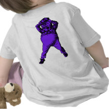 Tokigt Tweedle den Dee Inked lilapåfyllningen T-shirts